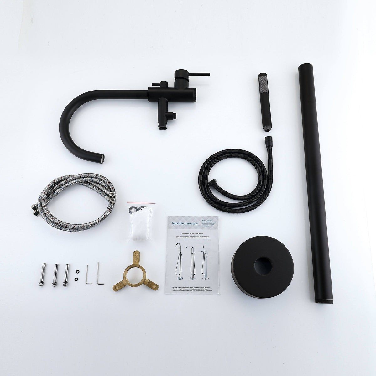 Matte Black Freestanding Tub Filler Z44751