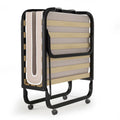 Folding Bed with Memory Foam Mattress Metal Guest Bed S6427