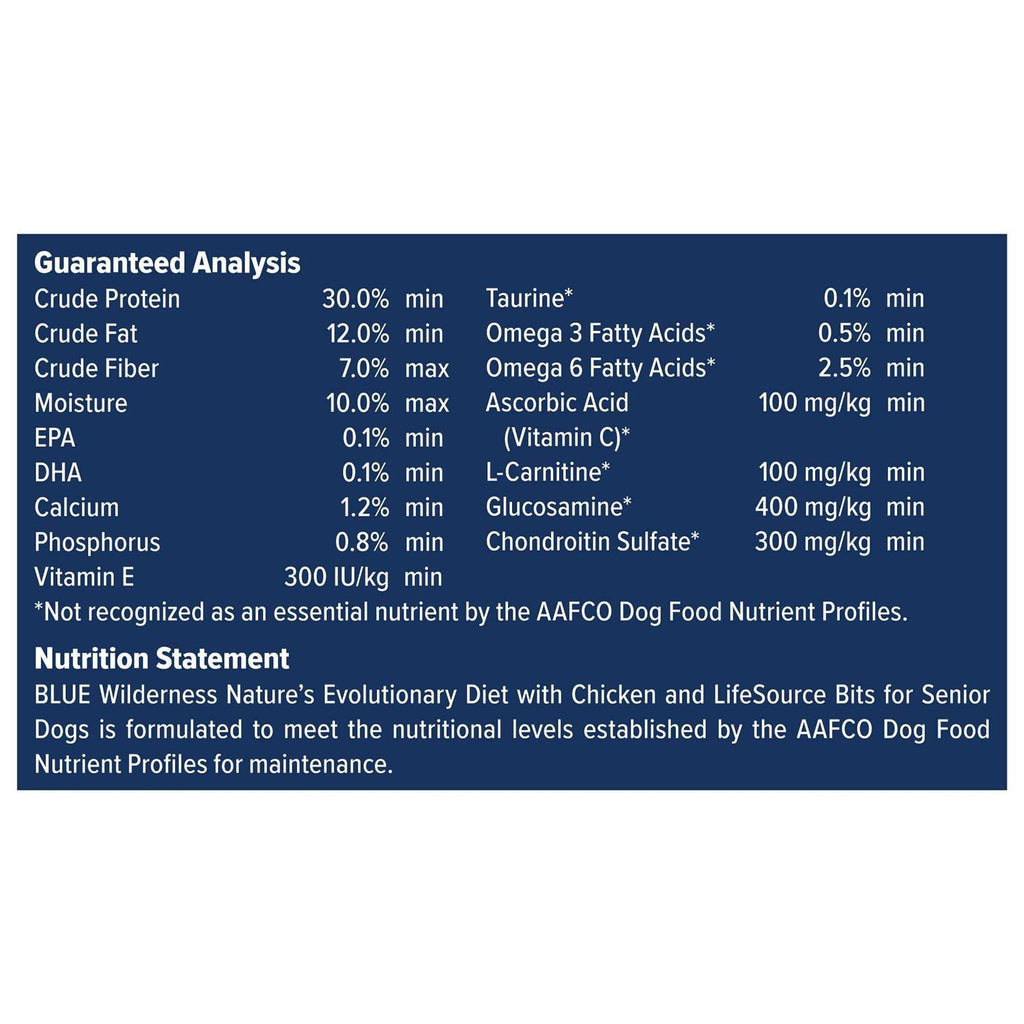 Chicken Senior Dry Dog Food U195141