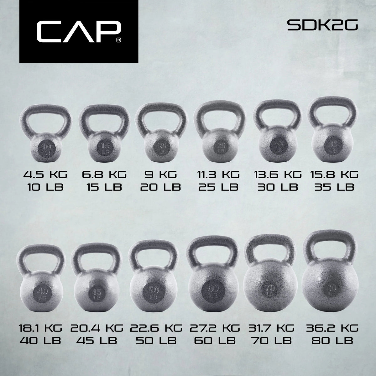 Cast Iron Kettlebell A49019