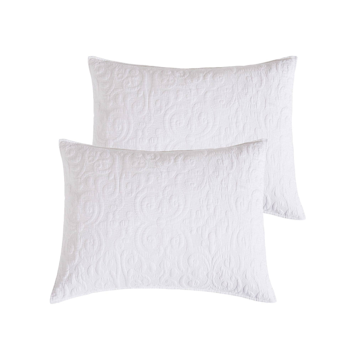 White Reversible King Quilt S9681