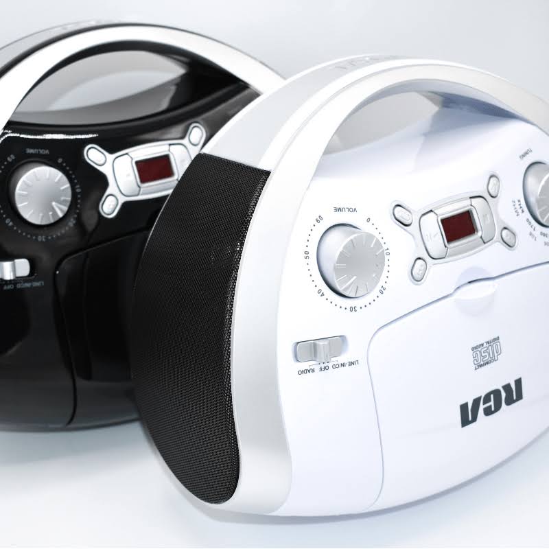Portable CD Player with AM/FM Radio - Black E33102