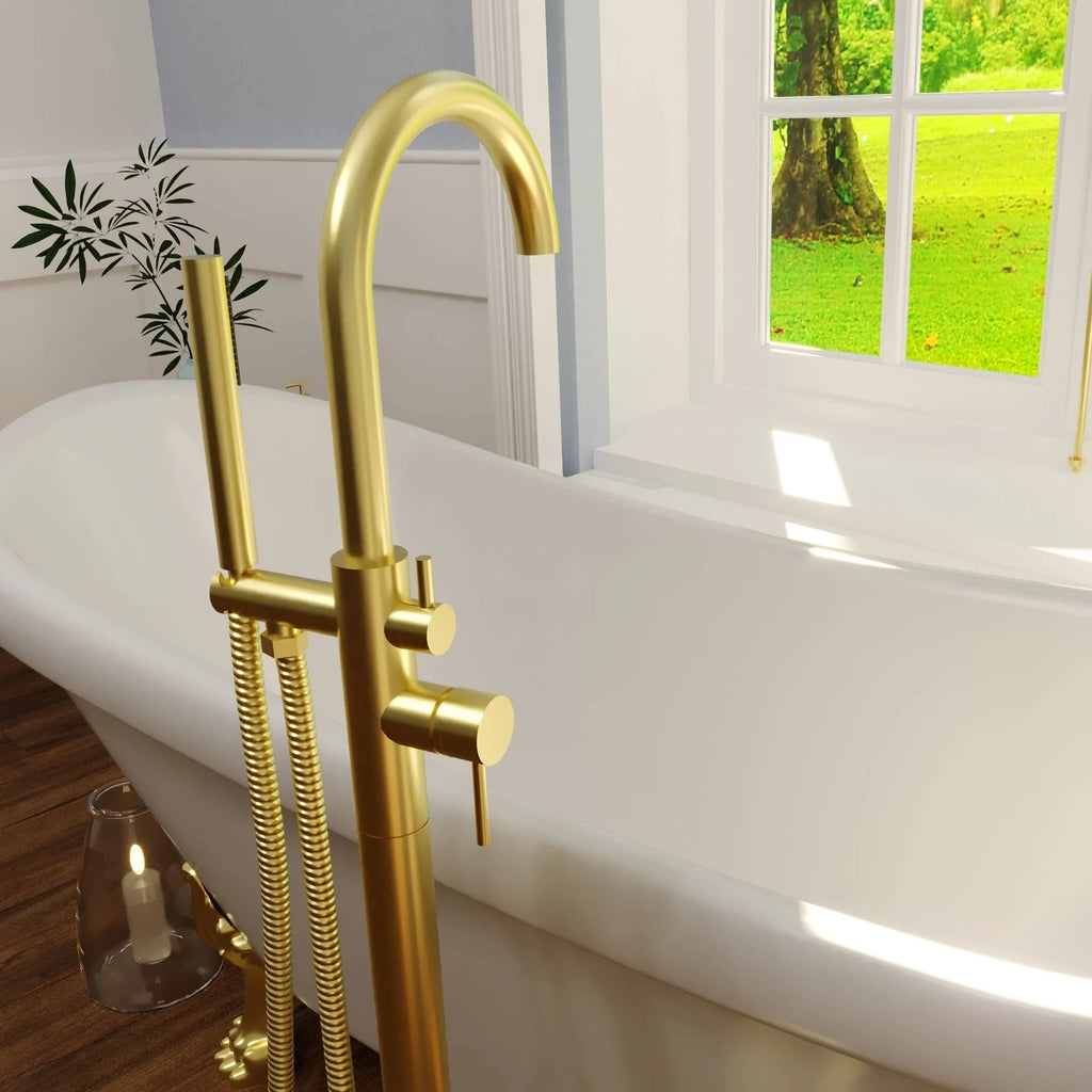 Matte Black Freestanding Tub Filler Z44751