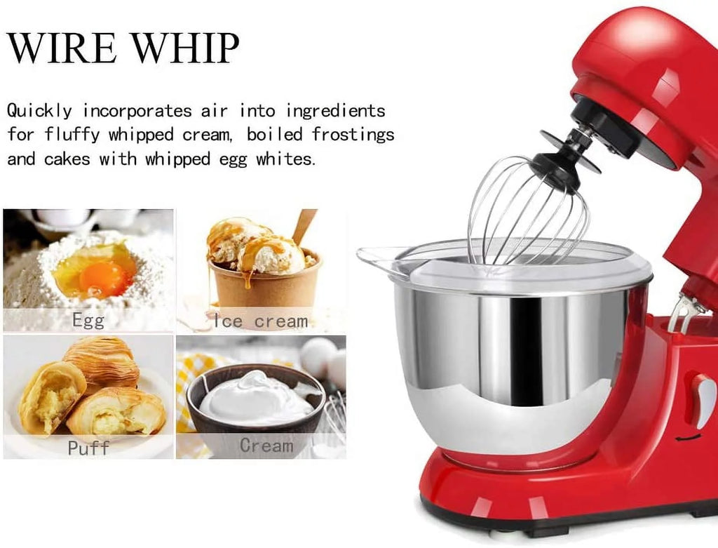 Red 5.5qt Standing Mixer G163