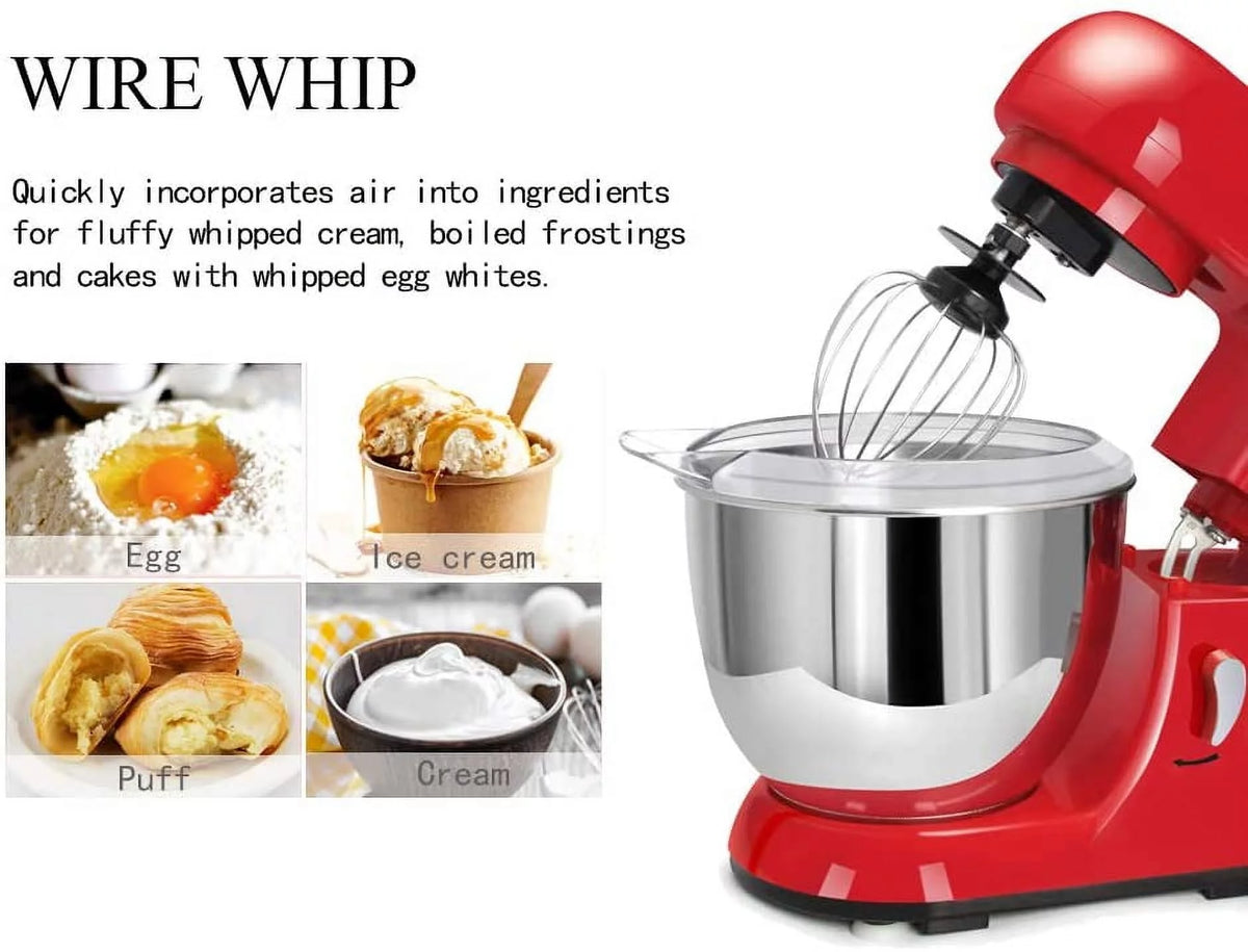 Red 5.5qt Standing Mixer G163