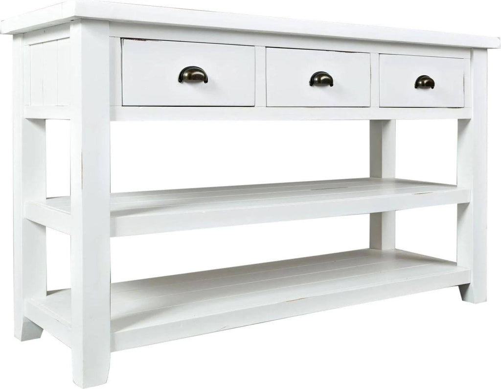 Weathered White Sofa Table H2845