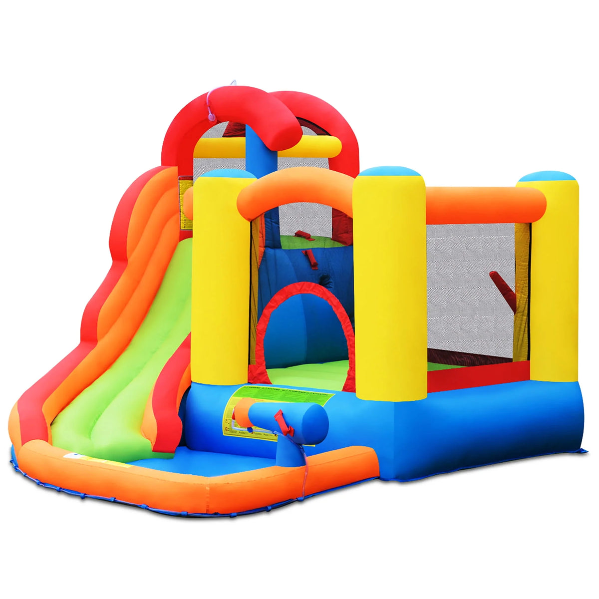 Inflatable Bounce House Water Slide with Splash Pool W381