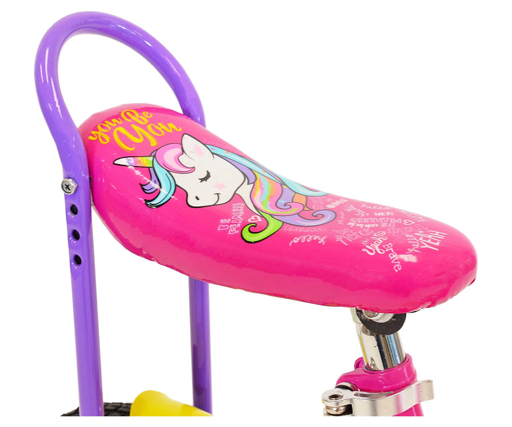 Girl's Unicorn Bicycle Pink and Purple Q261