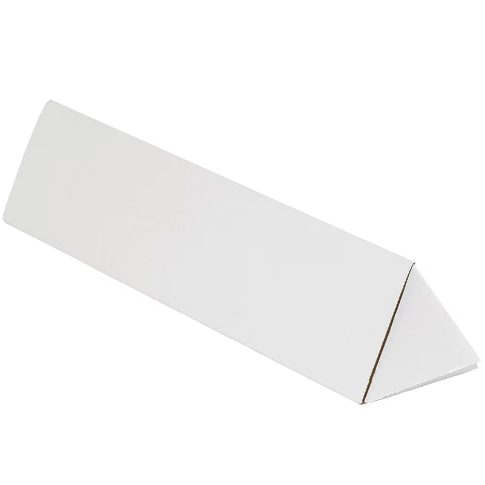 Triangle Mailing Tubes 2" x 18 1/4" White 50/Bundle J113428