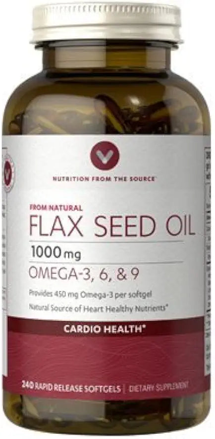 Flax Seed Oil 1000mg 240 Softgels A7583