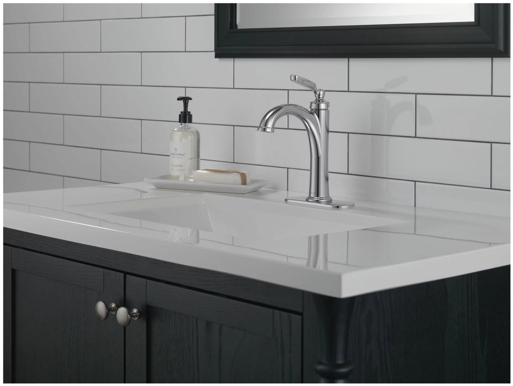 Chrome Single Hole Bathroom Faucet X545