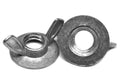 1/4-20 x 3/4 x 1 Coarse Thread Die Cast Wing Nut with Flange Zinc Alloy Pk 1000 A10082