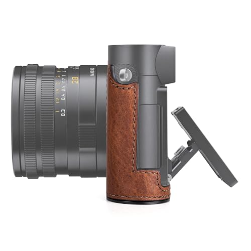Genuine Leather Camera Case with Bottom Hole S7571
