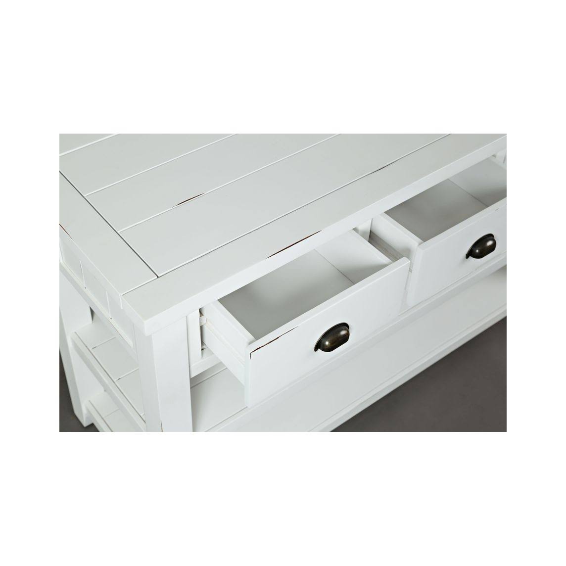 Weathered White Sofa Table H2845