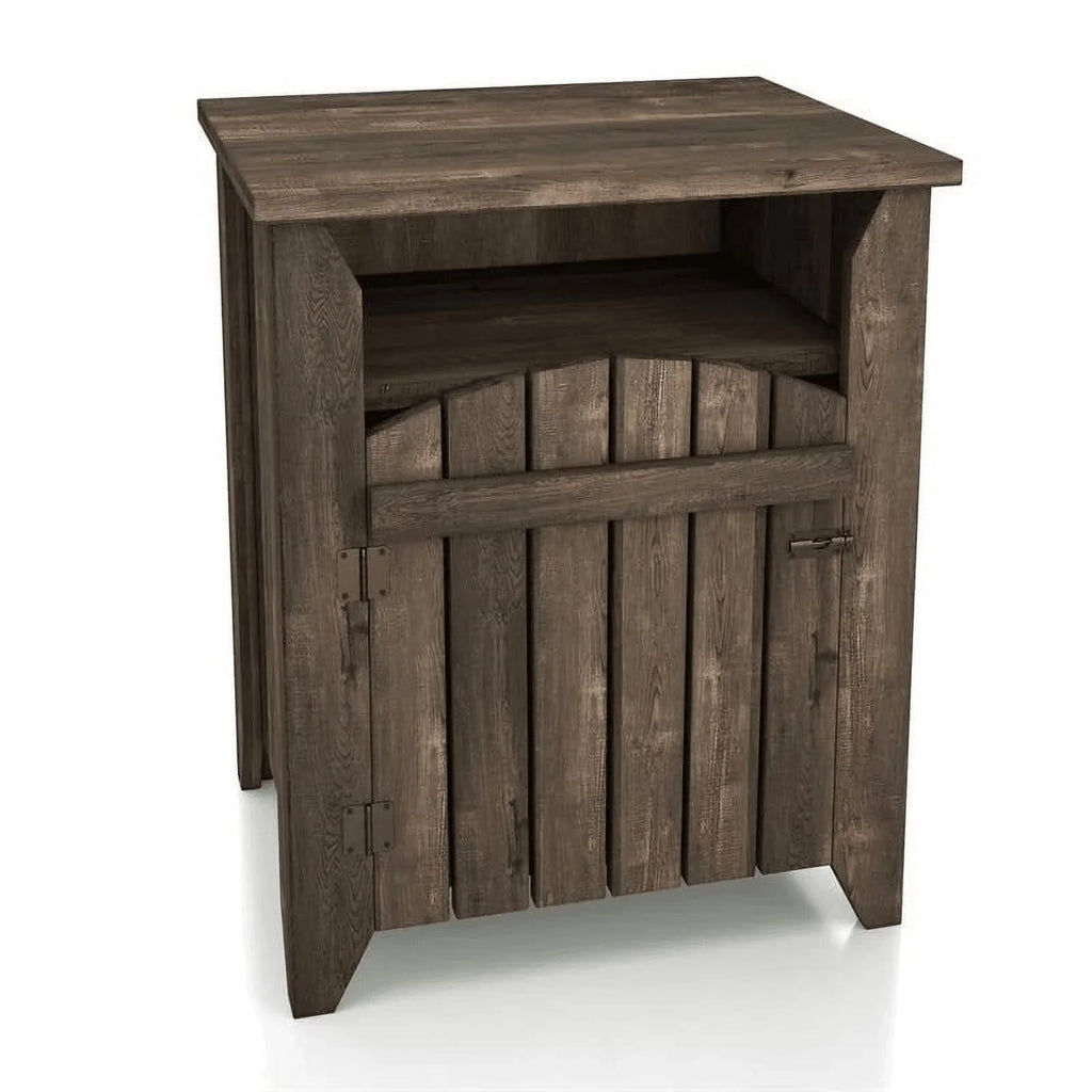 Oak Wood Storage Coffee Table and End Table Set G3589