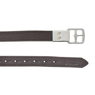 Chocolate Lined Stirrup Leathers, 1 Pair B30851