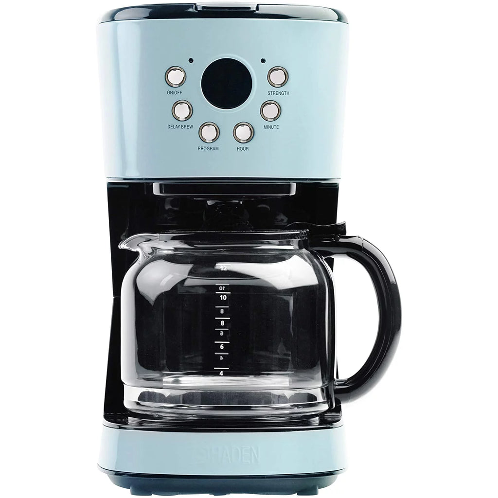 Blue 12 Cup Programmable Coffee Maker R617