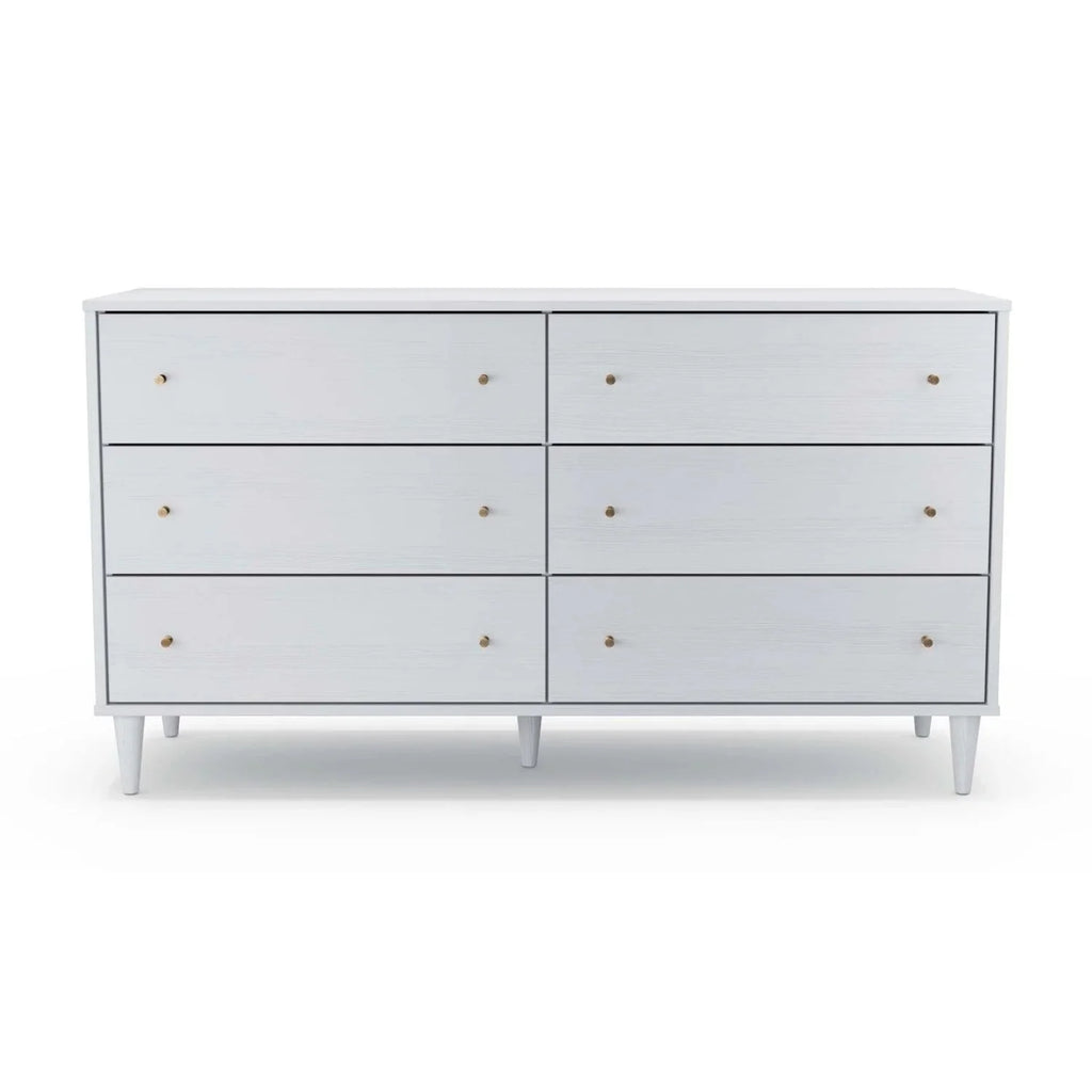 White 6 Drawer Dresser Z89371