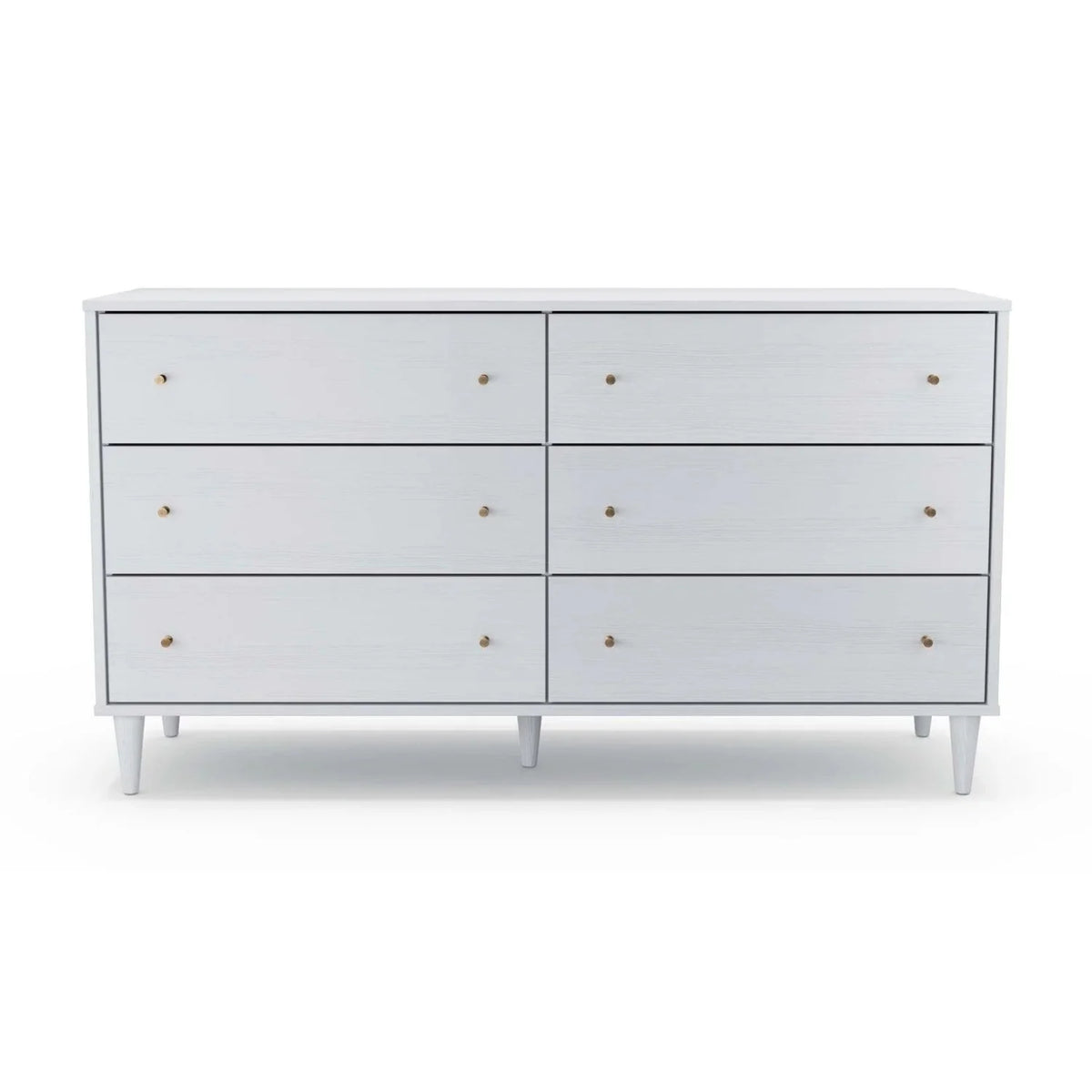 White 6 Drawer Dresser Z89371