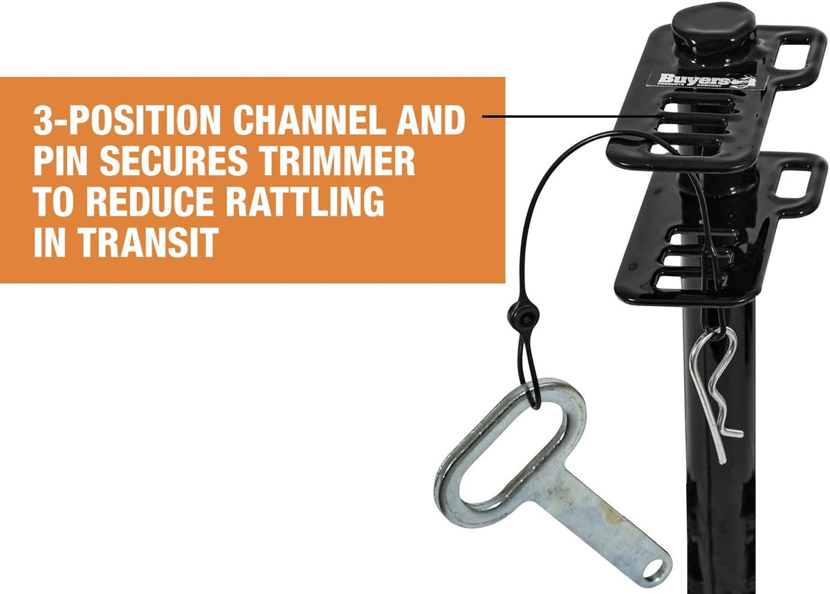 2 Channel Lockable Trimmer Rack, Black S81891