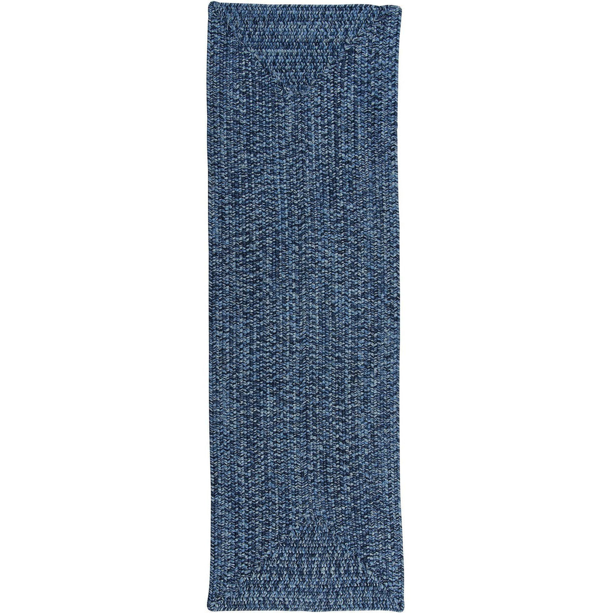 Blue Wave 2x7 Braided Rug C9762
