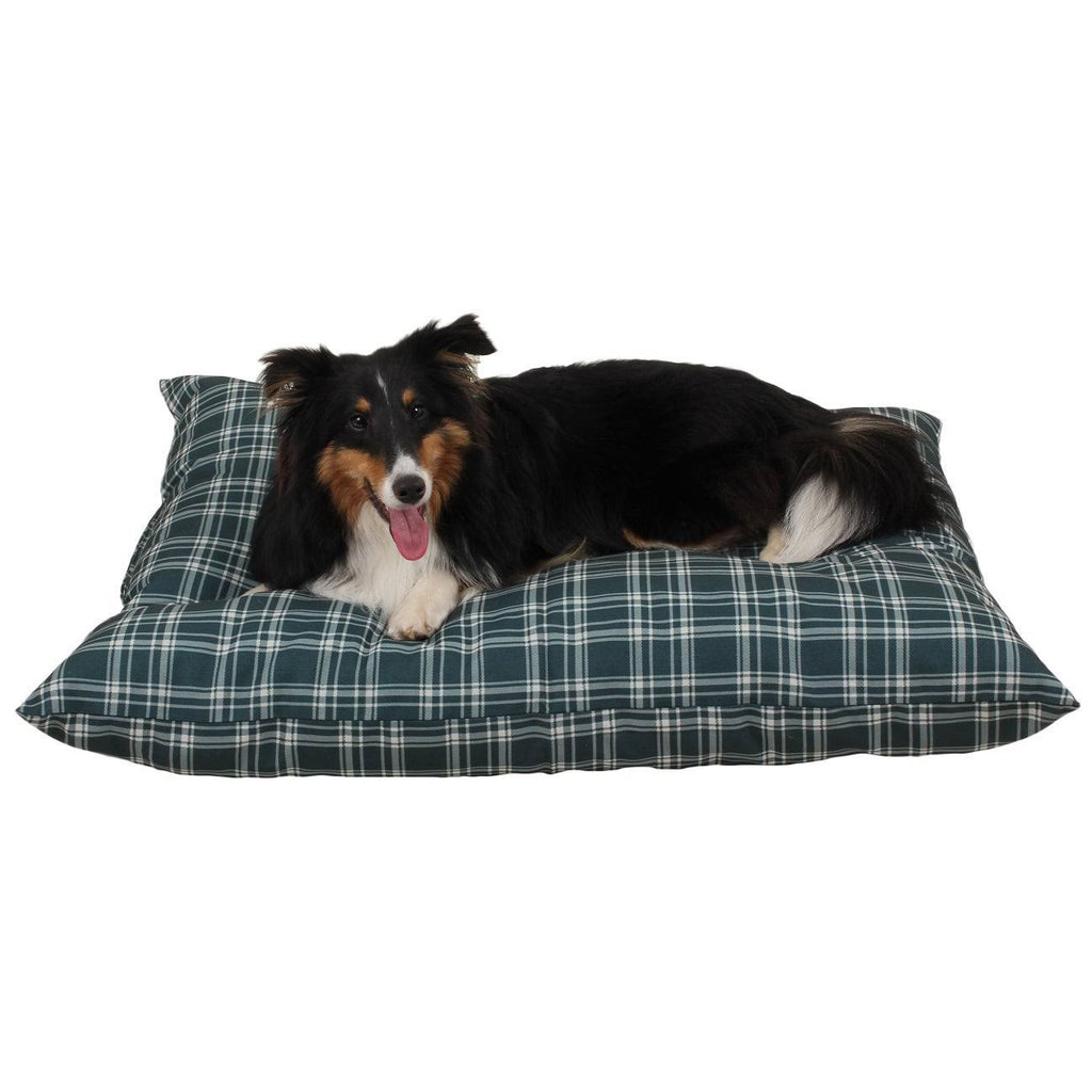 Large Blue Plaid Indoor/Outdoor Pet Bed M222