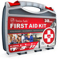 2-in-1 First Aid Kit 348-piece Double-Sided Hardcase Y4225
