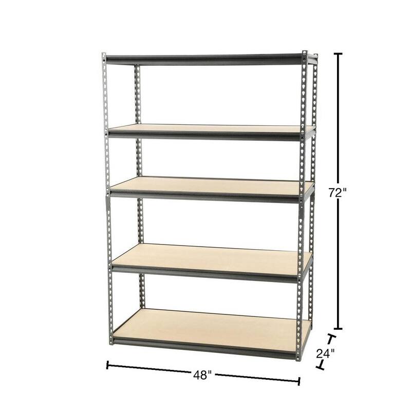 5-Tier Steel Shelving Unit L433604