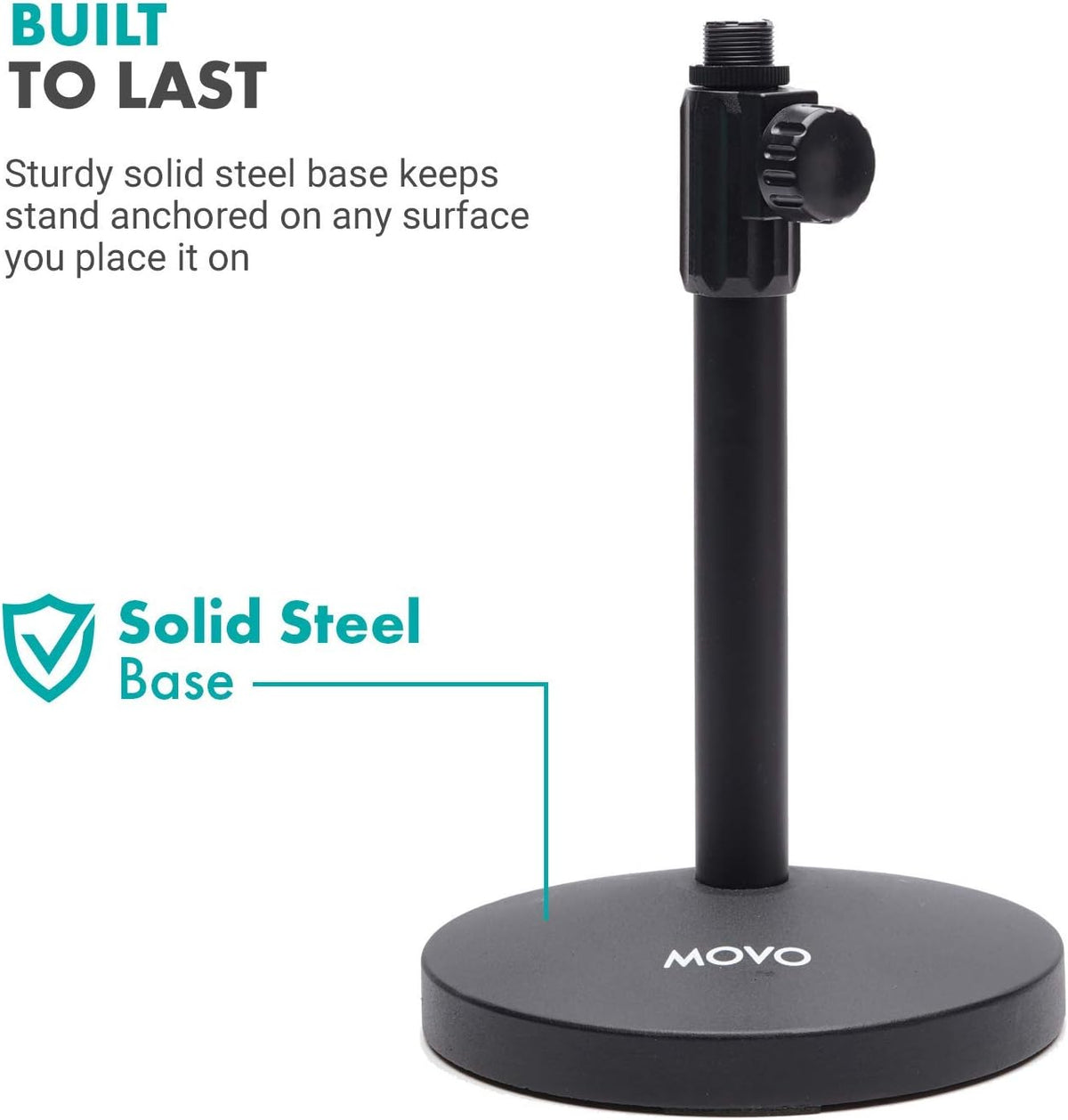 Large Diaphragm Multi-Pattern Studio Condenser Microphone with Shock Mount, Pop Filter, XLR Cable and Tabletop Mic Stand M79415