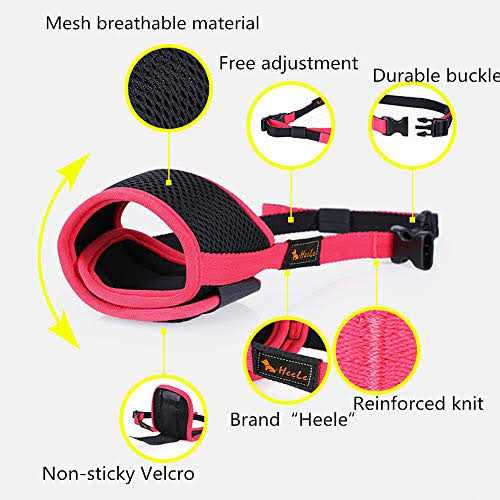 Soft Nylon Adjustable Dog Muzzle U7309