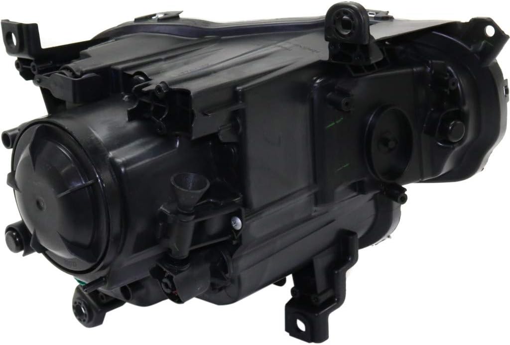 For Jeep Cherokee Headlight Assembly 2014 2016 Driver Side Halogen Black Trim R567
