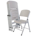 White Folding Chair Set of 4 T610774