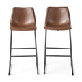 Vintage Brown Bar Stool C22616