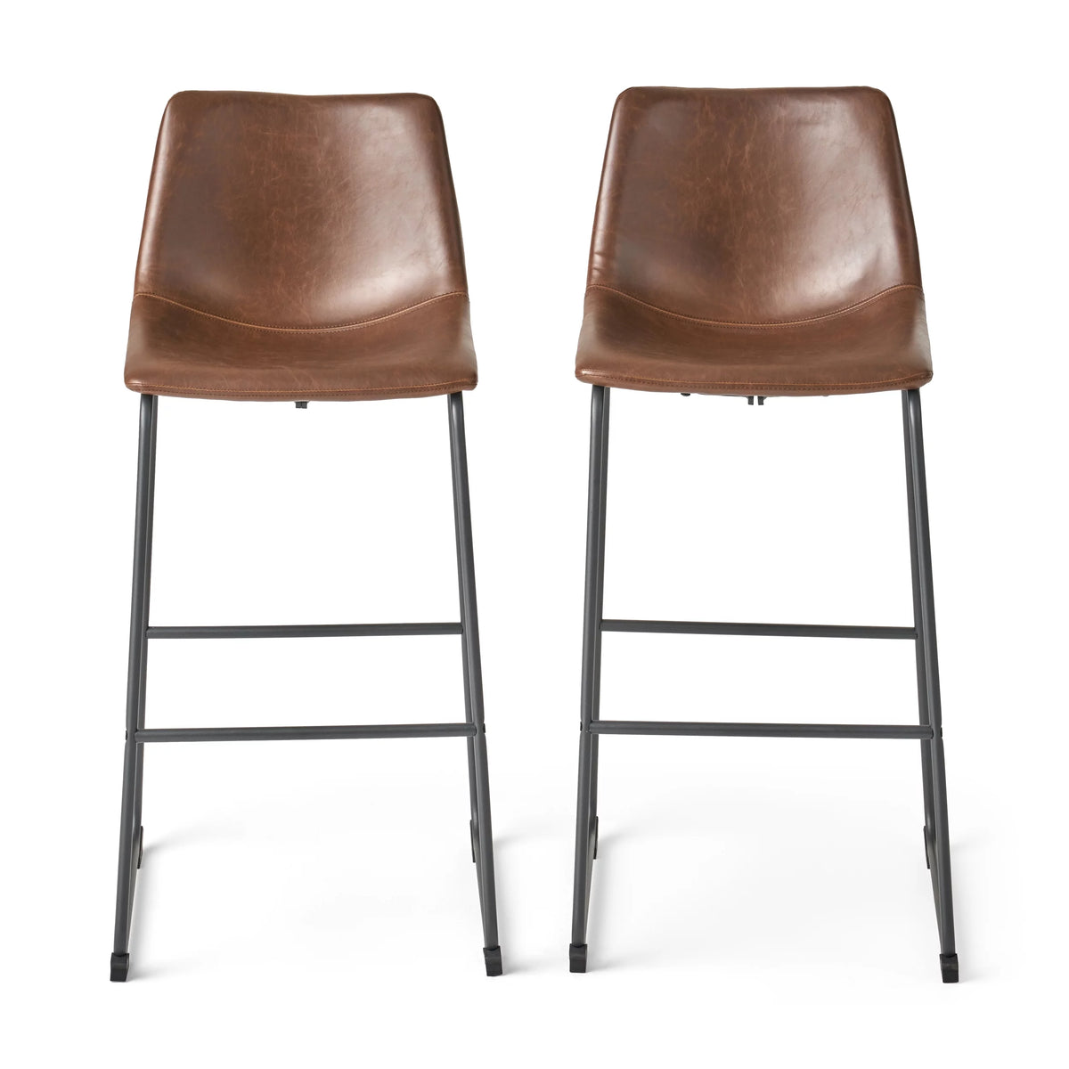 Vintage Brown Bar Stool C22616