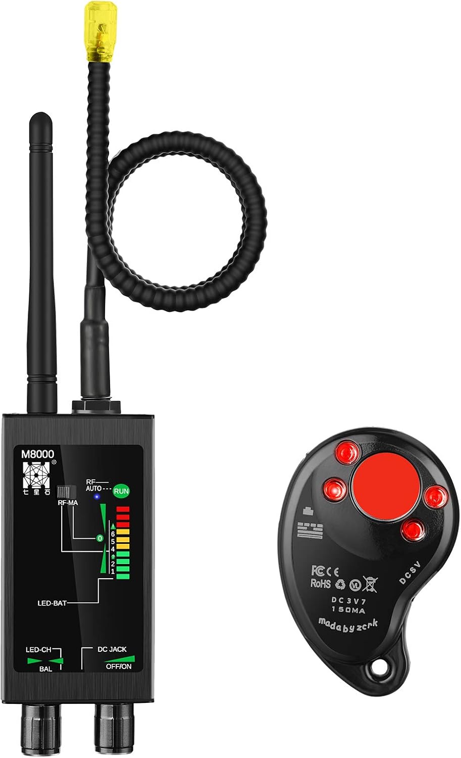 RF Signal Detector Bug Detector Anti Tracking Camera Detector Finder U8708