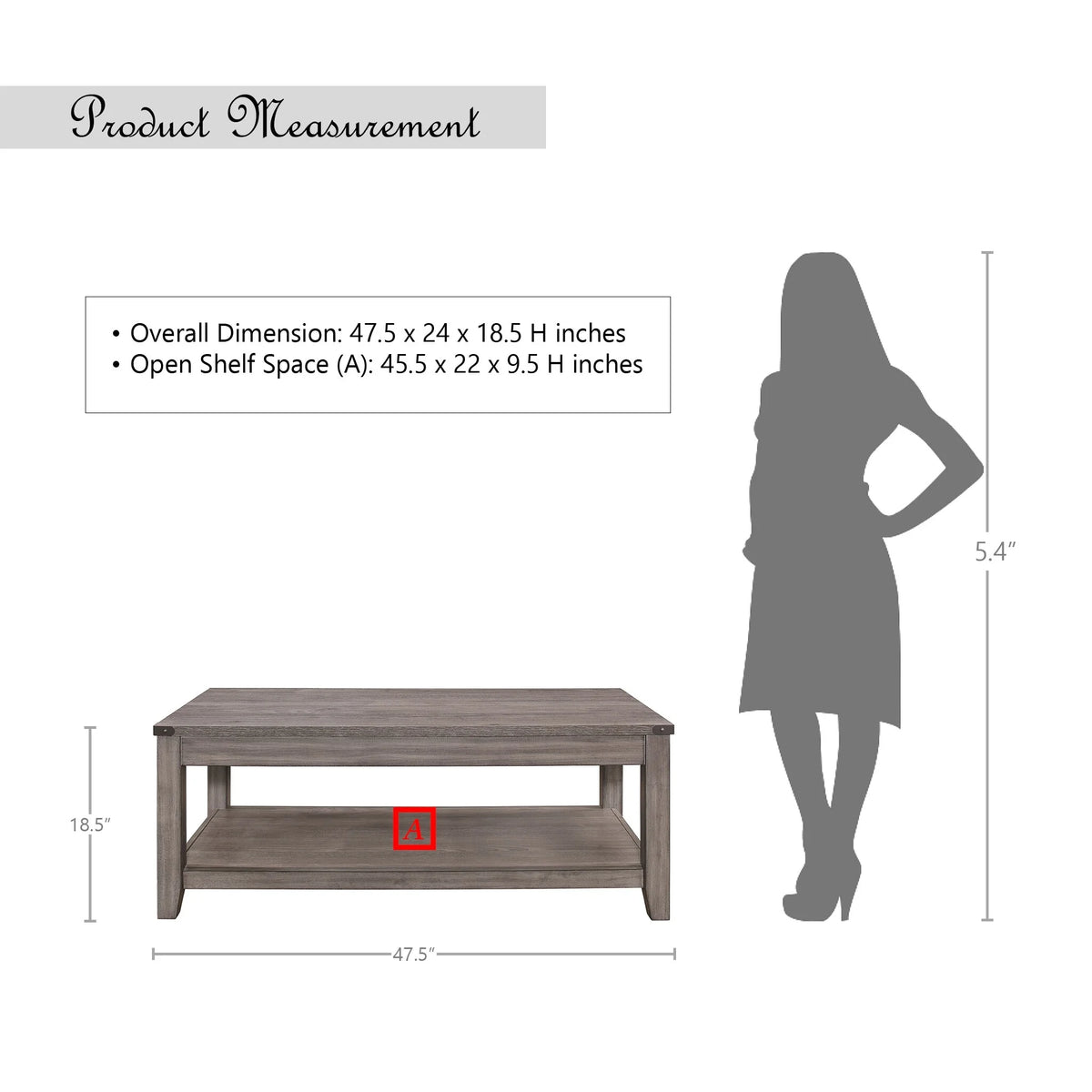 Wood Lift-Top Coffee Table F468