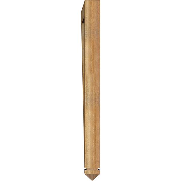 Traditional Arts & Crafts Rough Sawn Bracket, Western Red Cedar Y83902