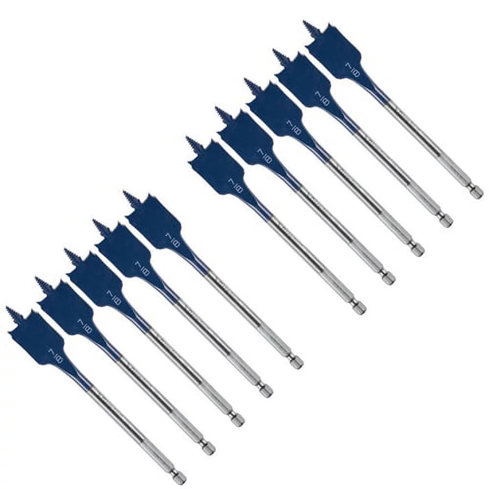 7/8 In. x 6 In. Spade Bits 10 Pack E412