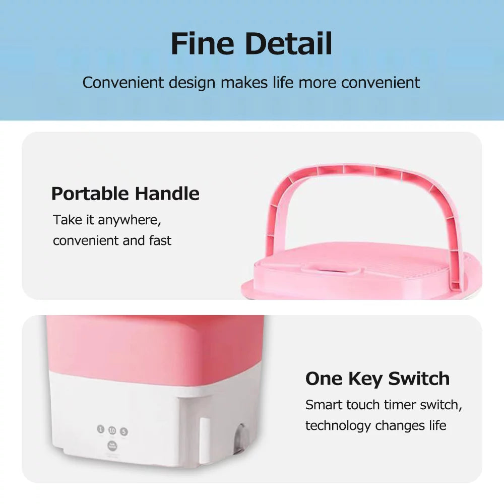 Portable Folding Washing Machine with Drain Hole I423861