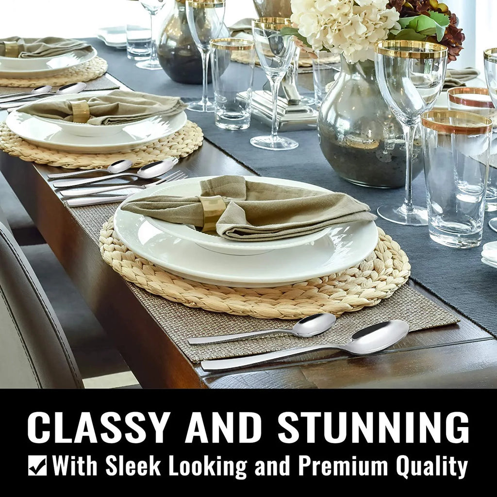 49-Piece Stainless Steel Silverware Set with Organizer M430