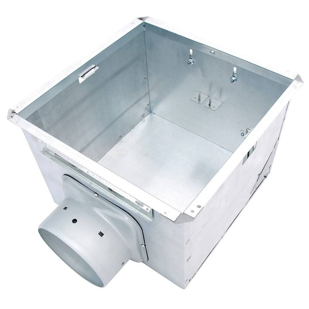 130 CFM 0.6 Sone Ceiling Mounted LED Light Humidity - White O97108