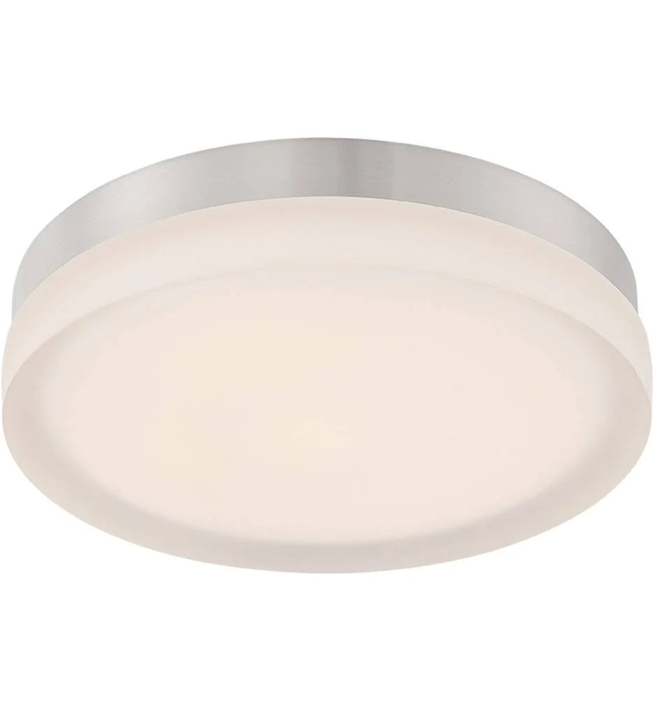 11in LED Round Flush Mount 2700K Titanium A909