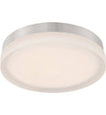 11in LED Round Flush Mount 2700K Titanium A909