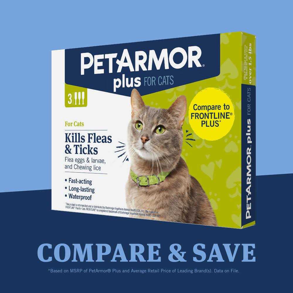 Flea and Tick Treatment for Cats E580344