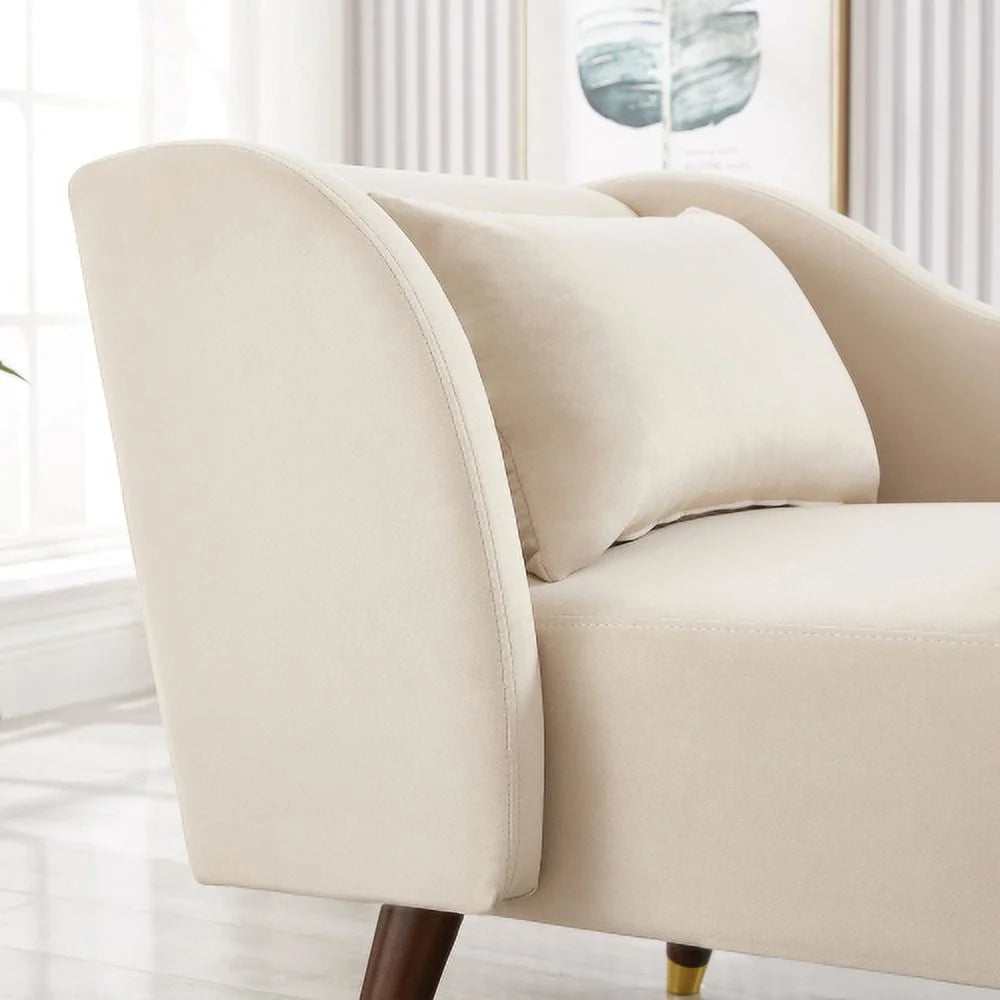 Modern Upholstered Chaise Lounge with Removable Pillow C618978