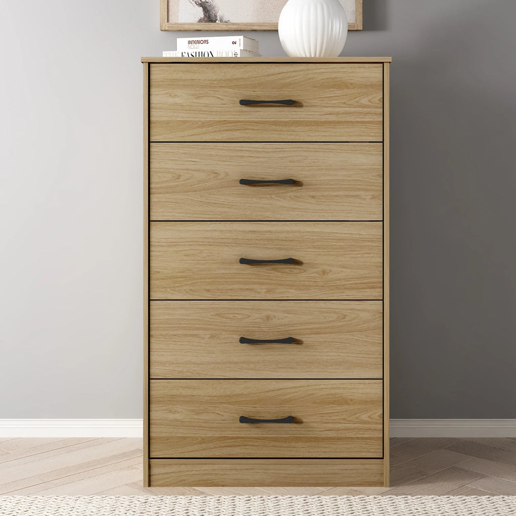 White 5 Drawer Dresser I564161