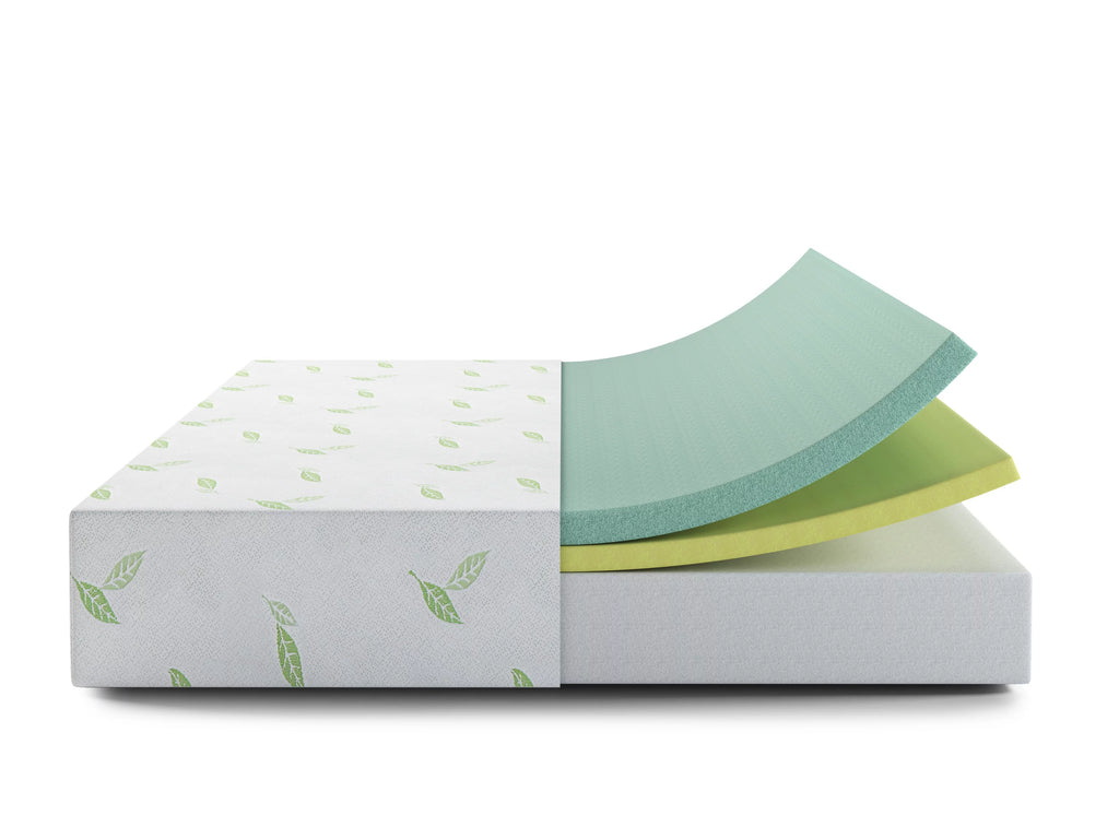 Queen Size Green Tea Infused Memory Foam Mattress D59011