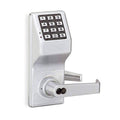 Satin Chrome Cylindrical Digital Lock U74442