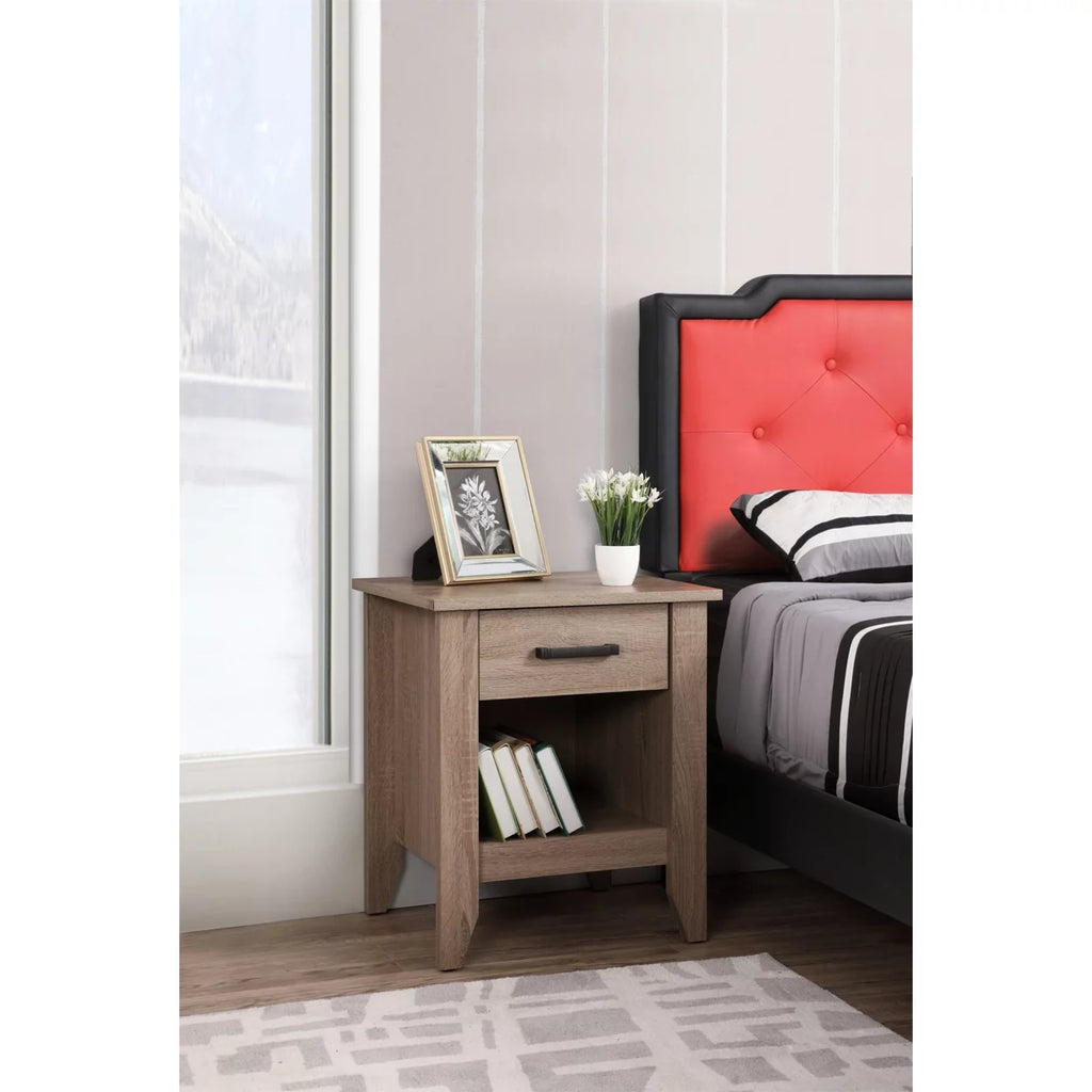 1-Drawer Sandalwood Nightstand L2424