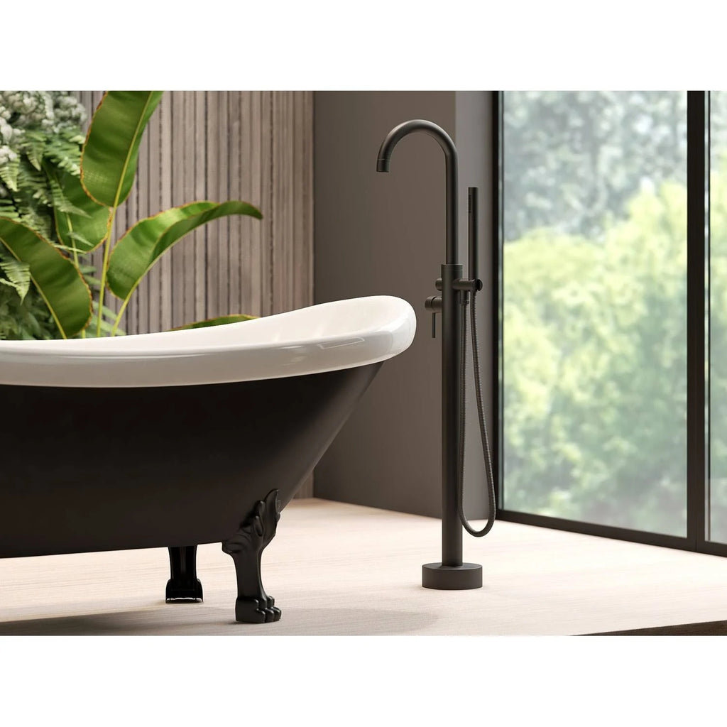 Matte Black Freestanding Tub Filler Z44751